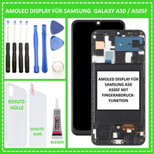 Lade das Bild in den Galerie-Viewer, OLED Display für Samsung Galaxy A50 2019 (SM-A505F) LCD Touch Screen Glas + Rahmen