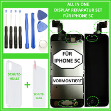 Load image into Gallery viewer, <transcy>LCD display for iPhone 5C PRE-ASSEMBLED Retina screen touch screen glass in black black</transcy>