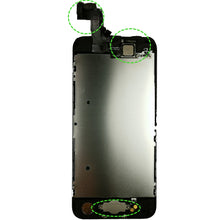 Load image into Gallery viewer, <transcy>LCD display for iPhone 5C PRE-ASSEMBLED Retina screen touch screen glass in black black</transcy>