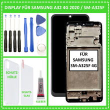 Load image into Gallery viewer, LCD Display für Samsung Galaxy A32 4G 2020 SM-A325F Touch Screen Bildschirm + Rahmen
