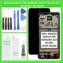 Load image into Gallery viewer, AMOLED Display für Samsung A52 4G 2021 (SM-A525F) (SM-A526B) LCD FHD Touch Screen Glas
