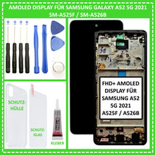 Lade das Bild in den Galerie-Viewer, AMOLED Display für Samsung A52 5G 2021 (SM-A525F) (SM-A526B) LCD FHD Touch Screen Glas
